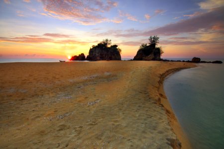 Cliff Clouds Dawn