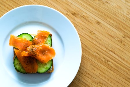 Bread Cucumber Dish