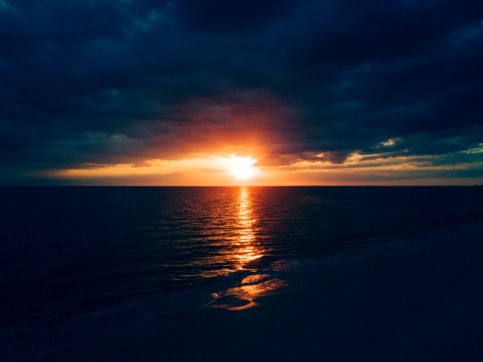 Beach Calm Clouds