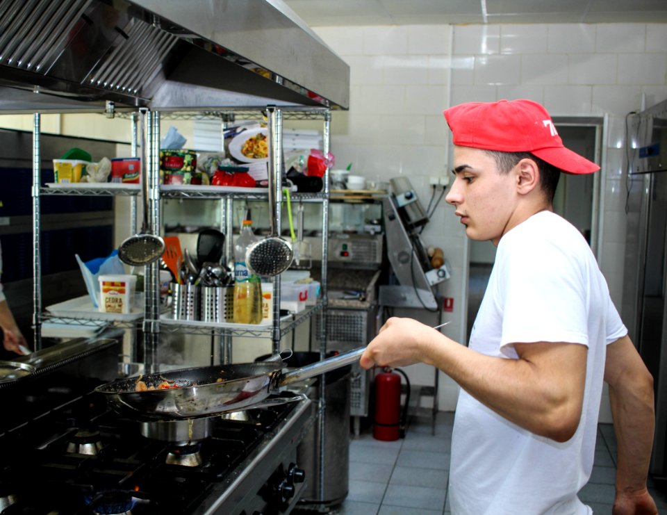 Close-up Cook Cooking
