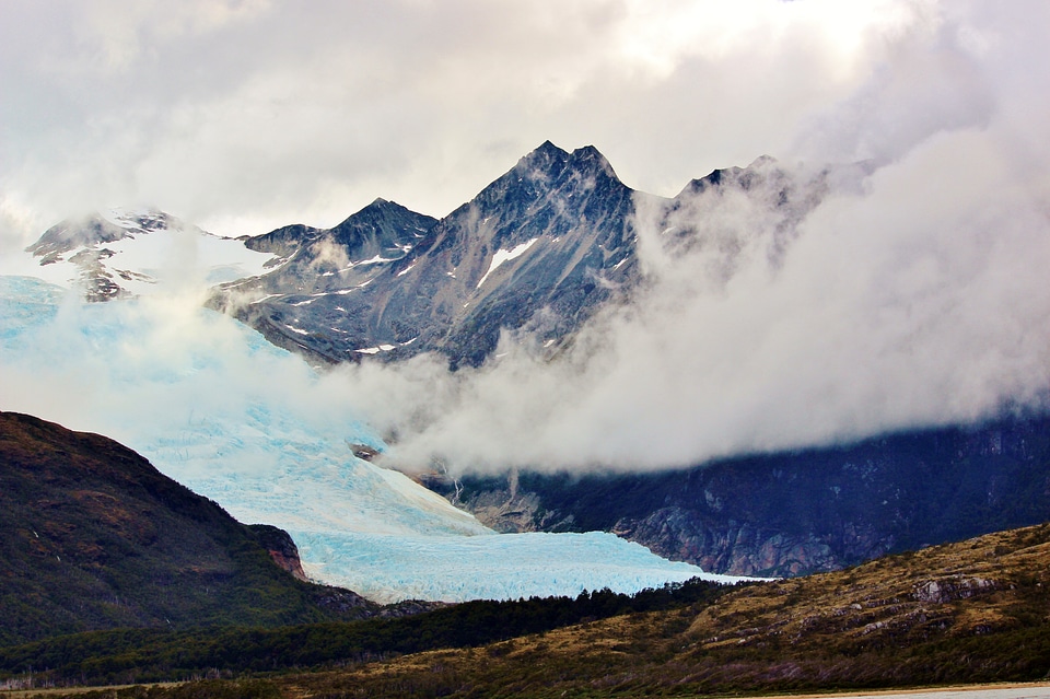 Snow ice clouds photo