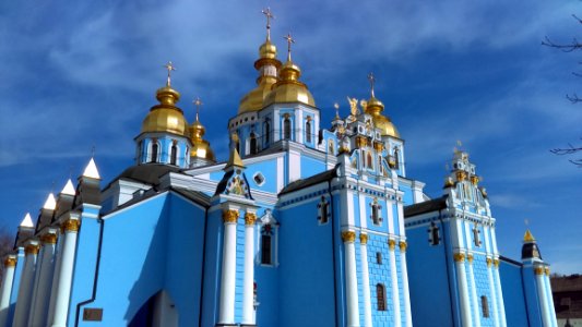 Ancient Architecture Blue