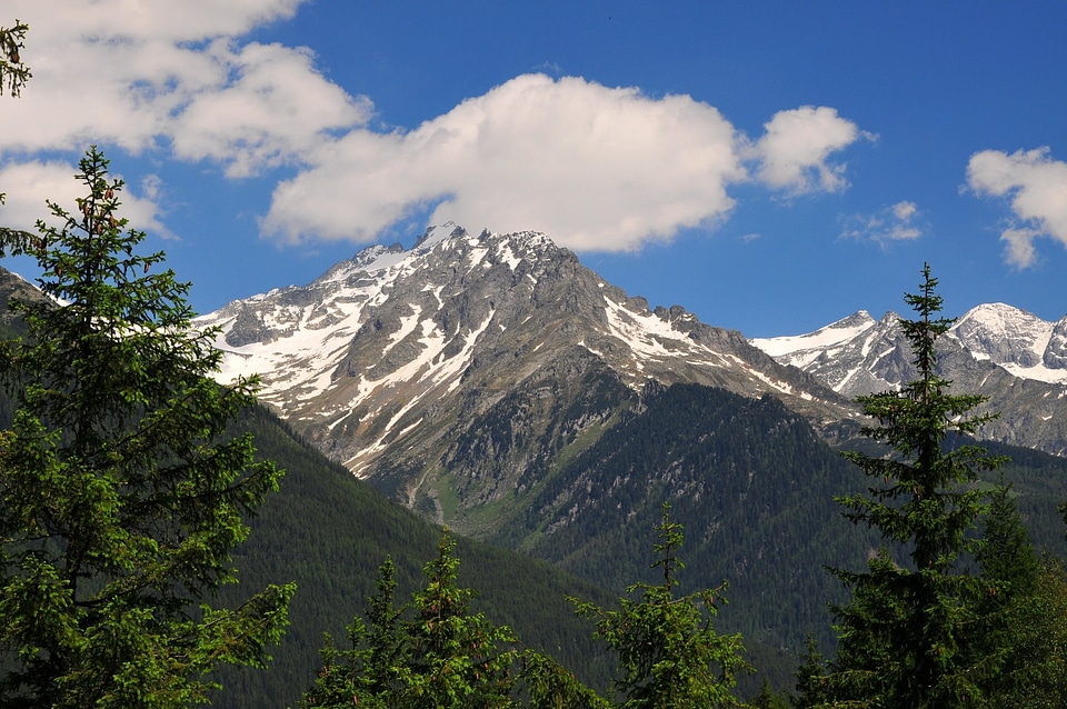 Nature summit panorama