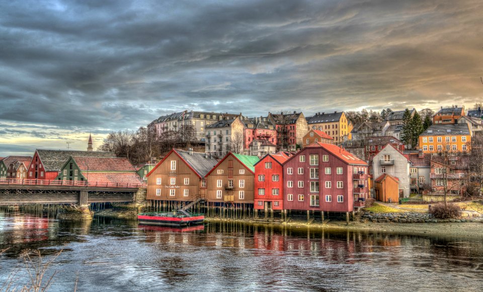 Architecture Cloudy Colorful