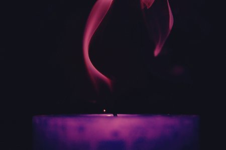 Candle Wick Close-up