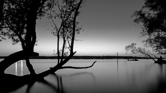 Black-and-white Dark Dawn photo