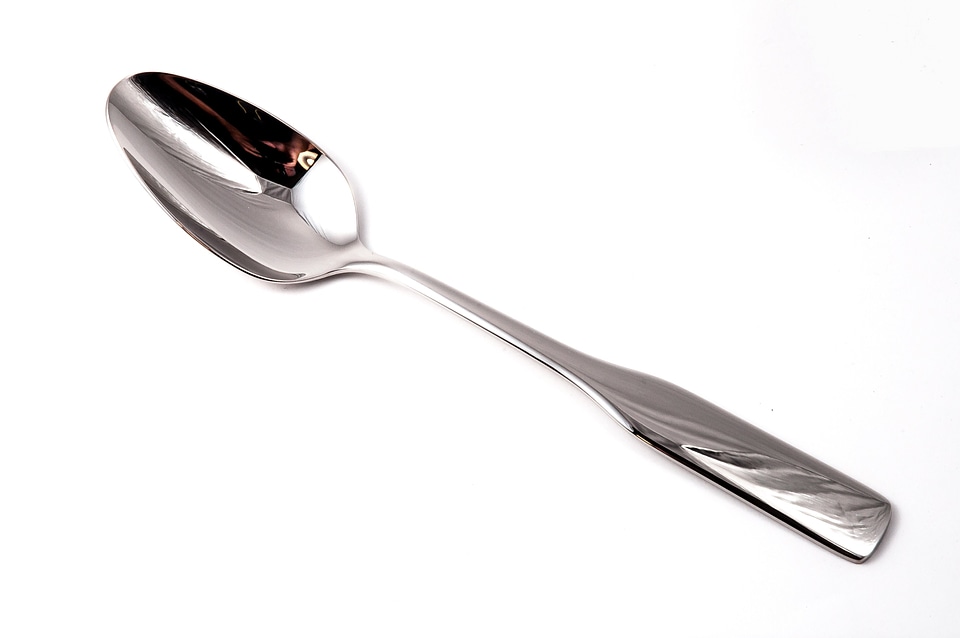 Cutlery metal spoon