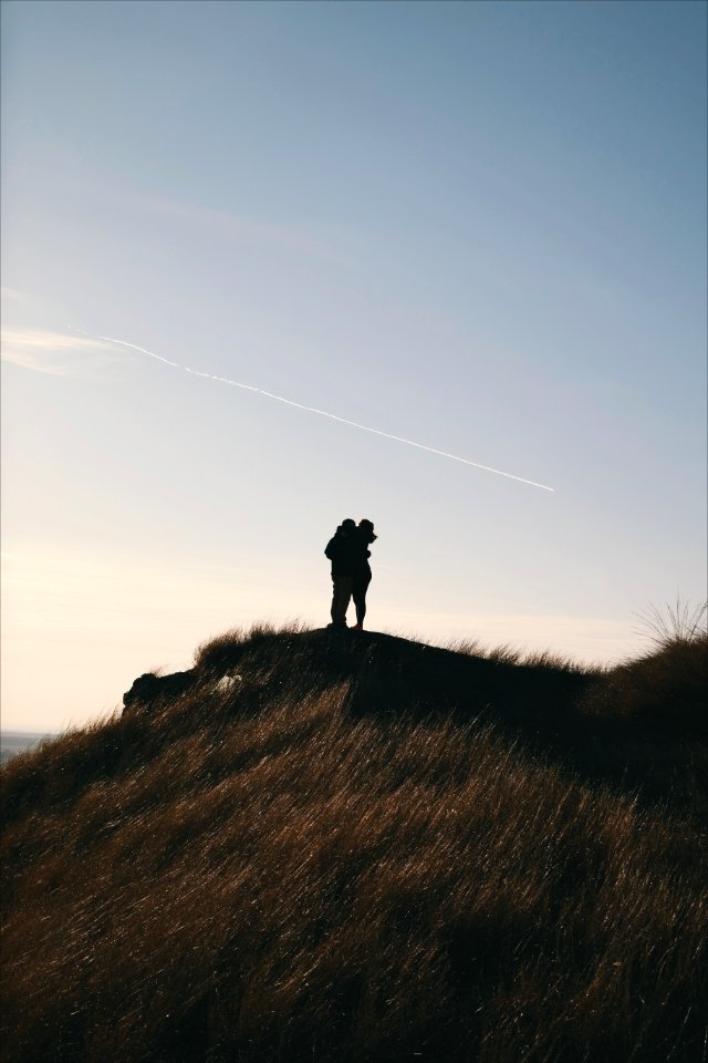 Backlit Chemtrails Couple