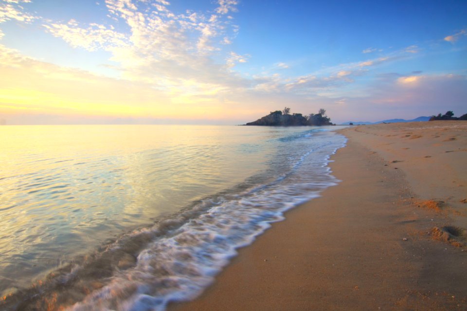 Beach Clouds Dawn