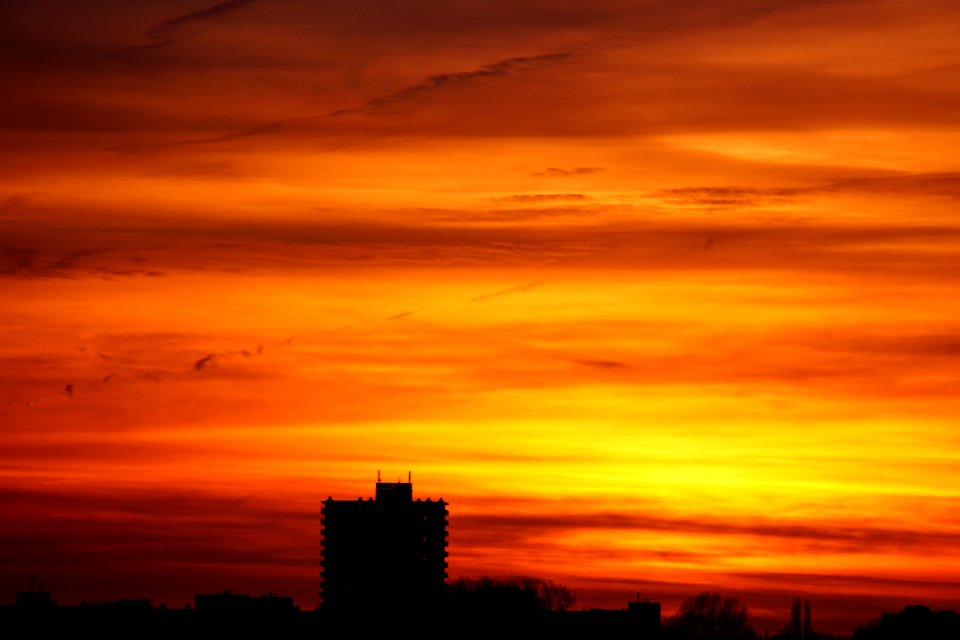 Architecture Backlit City