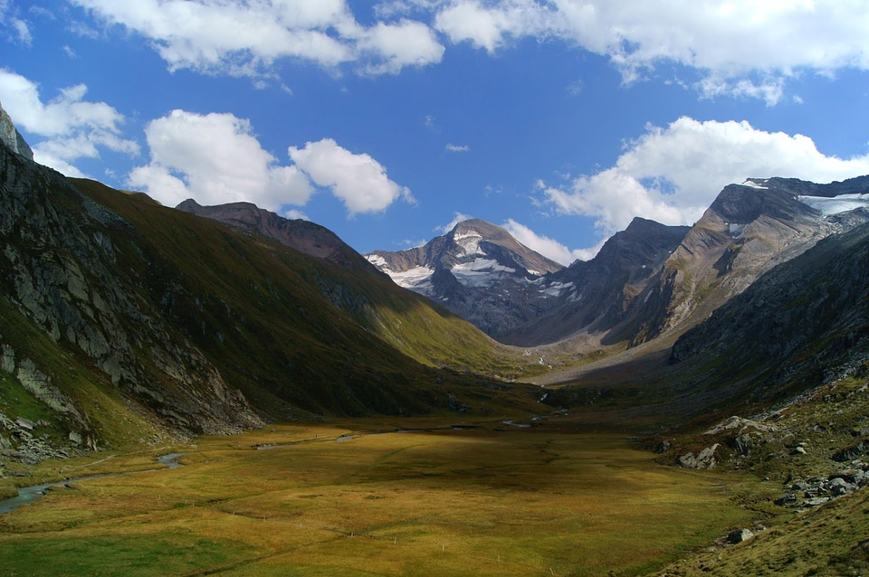 Panorama view hiking