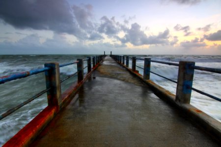 Beach Boardwalk Bridge photo