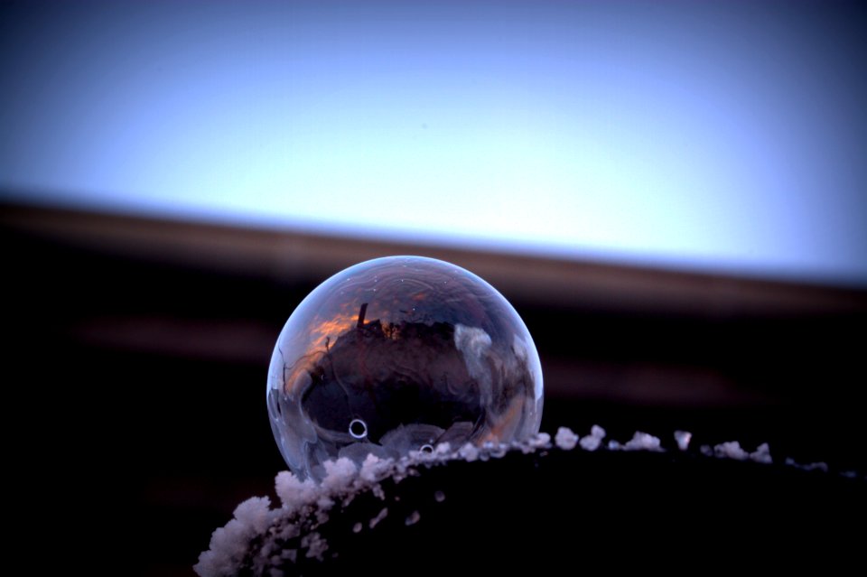 Close-up Of Crystal Ball