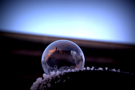 Close-up Of Crystal Ball photo