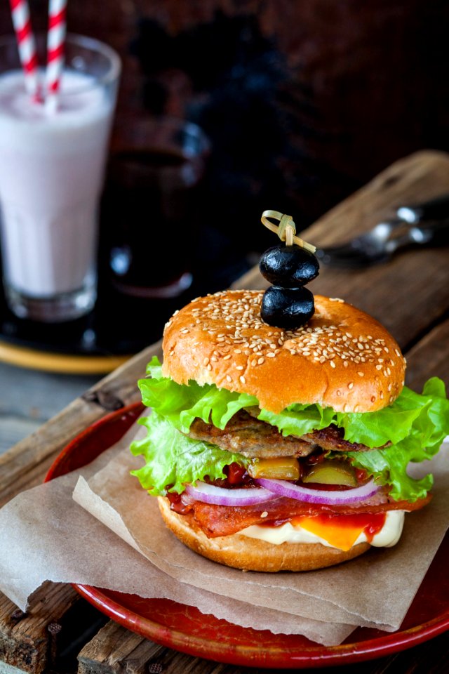 Close-up Of Served Food On Table photo