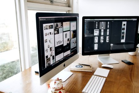 Apple Computer Desk