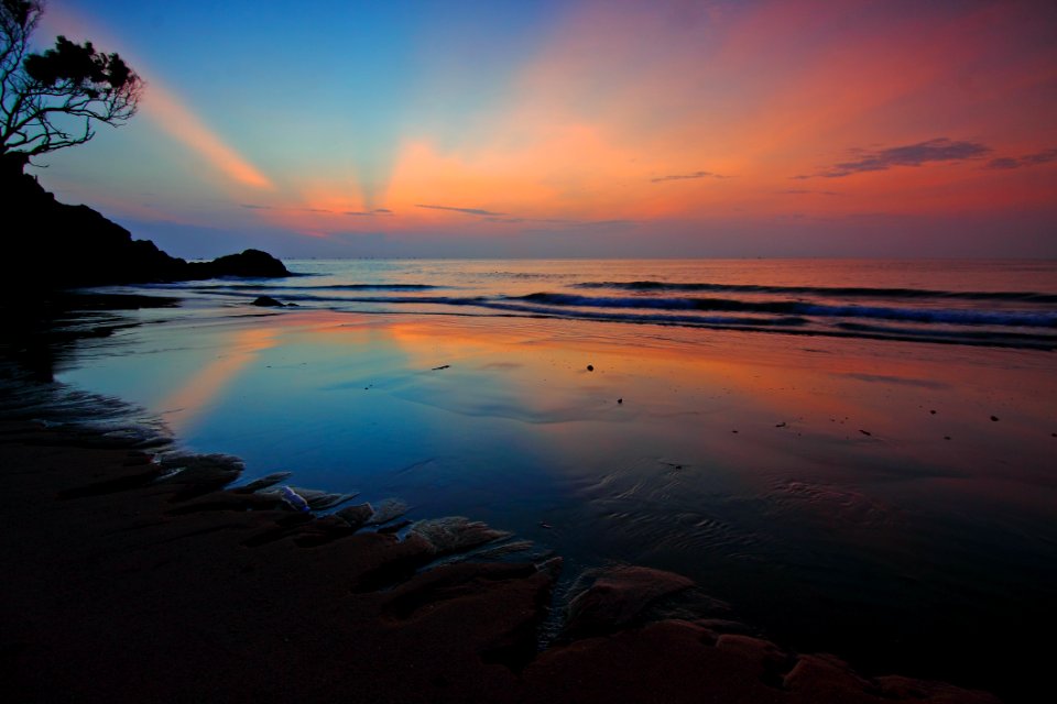 Beach Clouds Dawn