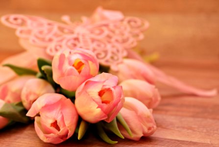 Close-up Of Pink Flower Bouquet photo