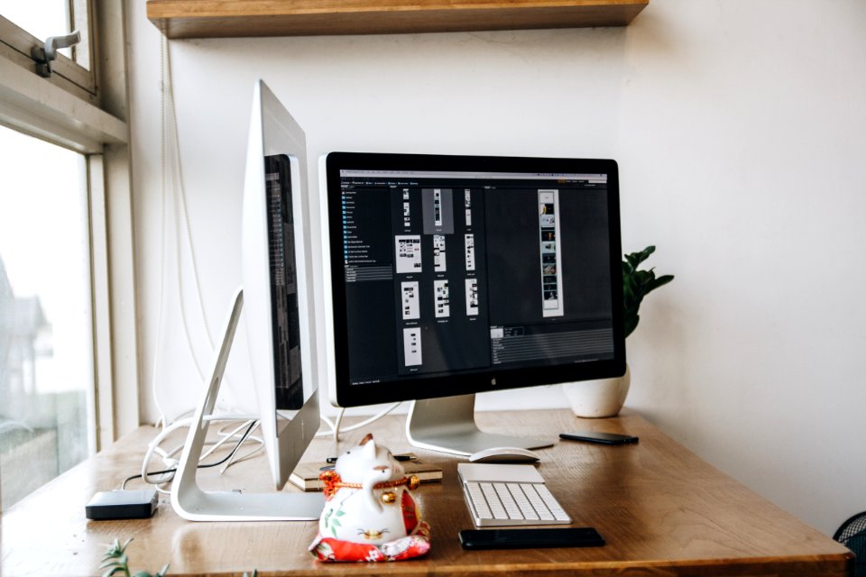 Apple Computer Desk