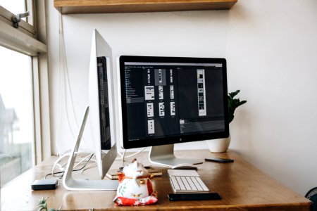 Apple Computer Desk