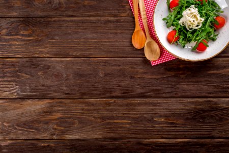Table On Wooden Plank