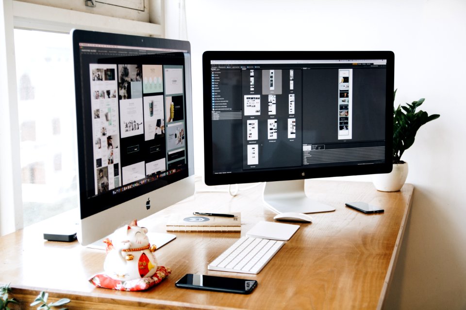 Apple Computer Desk