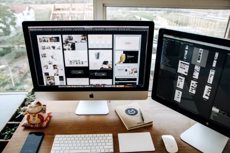 Apple Computer Desk