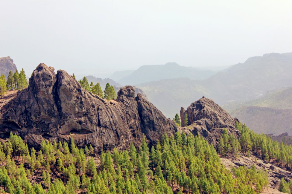 Cliff Clouds Countryside photo