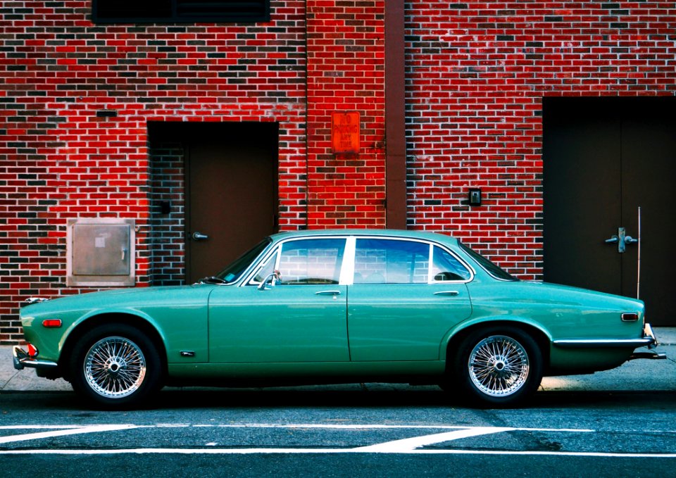 Vintage Car In City