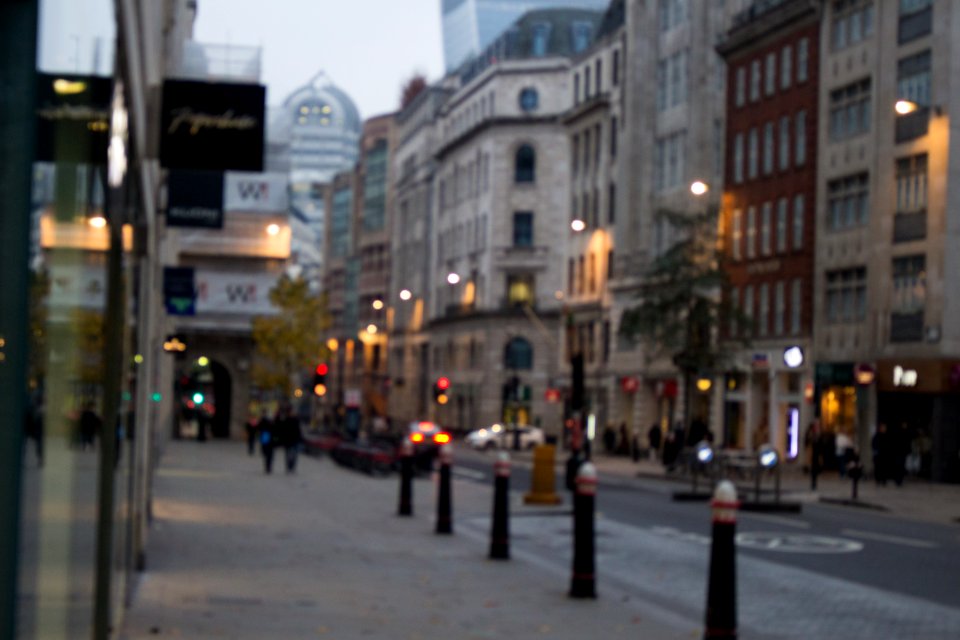 Blurry Buildings City