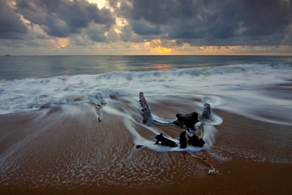 Beach Clouds Dawn