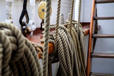 Boat Rope Hanging photo