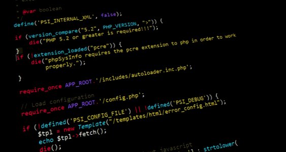 Abstract Business Code