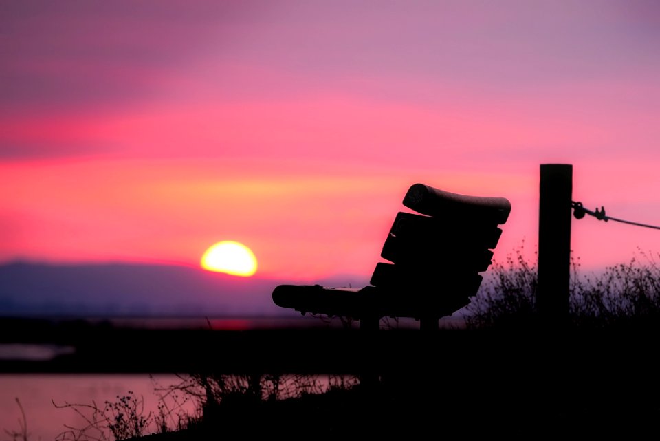 Backlit Beautiful Bench
