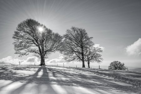 Clouds Cold Countryside photo