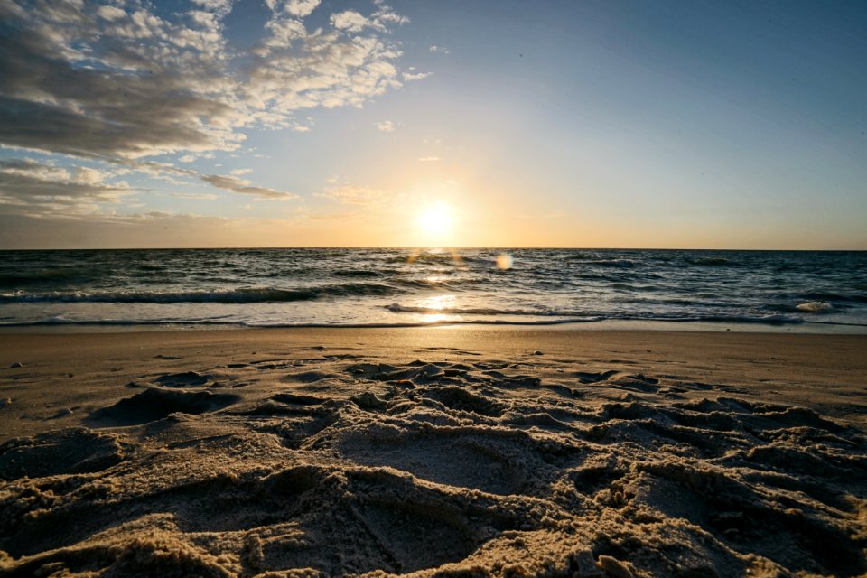 Beach Clouds Dawn