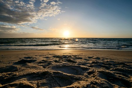 Beach Clouds Dawn