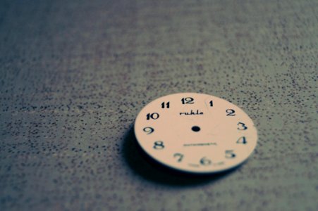 Analog Blur Clock photo