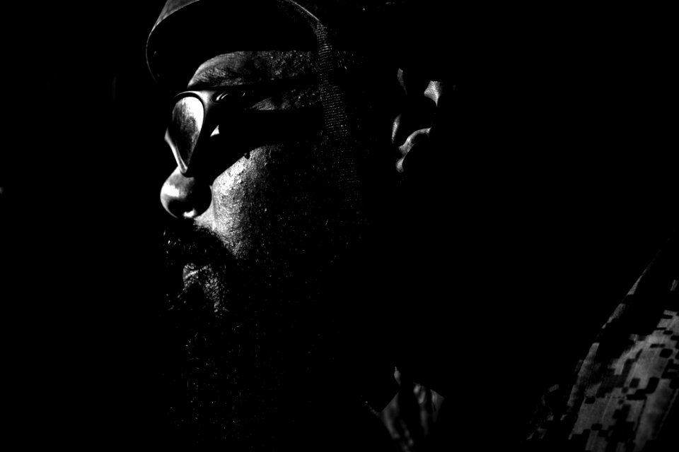 Adult Alone Black-and-white