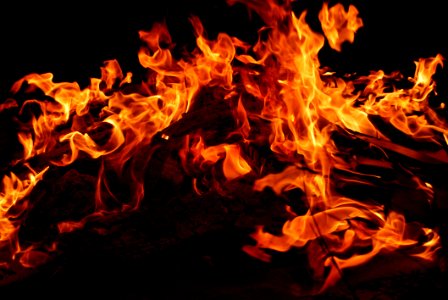 Bonfire Burning Campfire