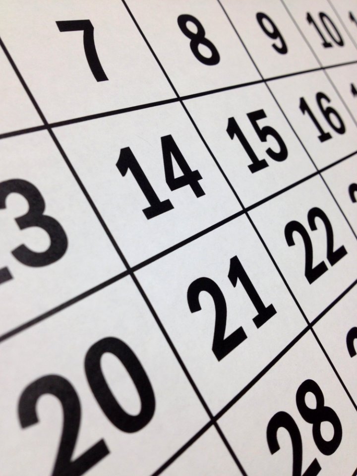 Appointment Black Calendar