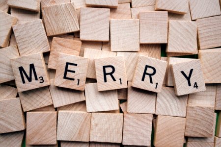 Letters Merry Scrabble
