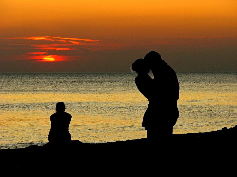 Backlit Beach Coast