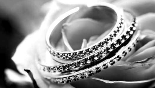 Black-and-white Close-up Jewellery photo