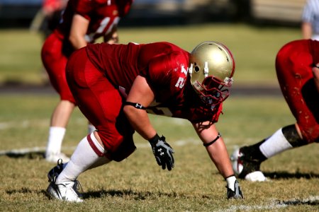 Action Athlete Football