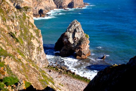 Beach Capo-rocca Cliff