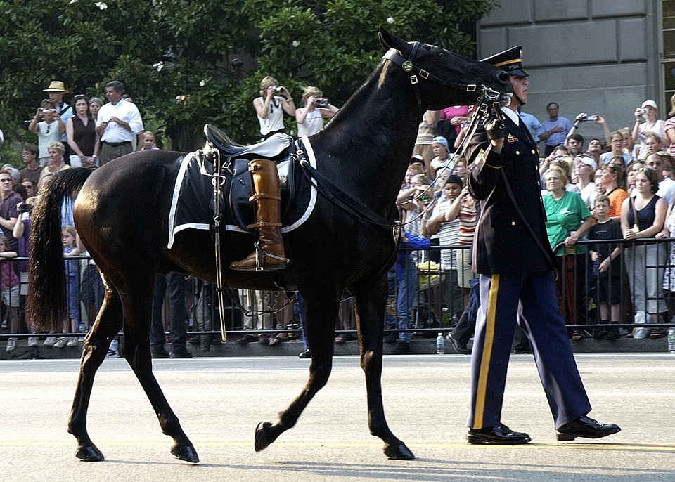 Procession ronald reagan funeral walking