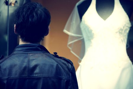 Rear View Of Two People
