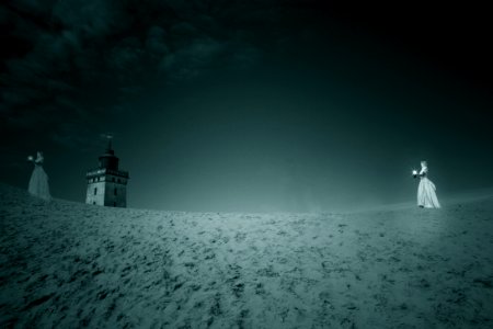 Dark Evening Landscape