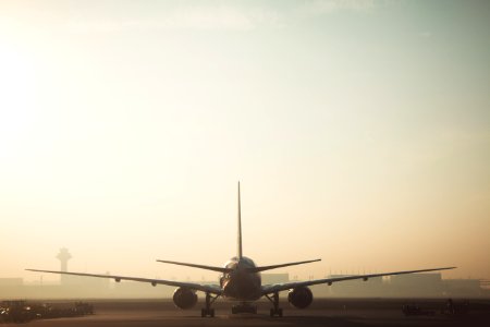 White And Gray Airplane photo